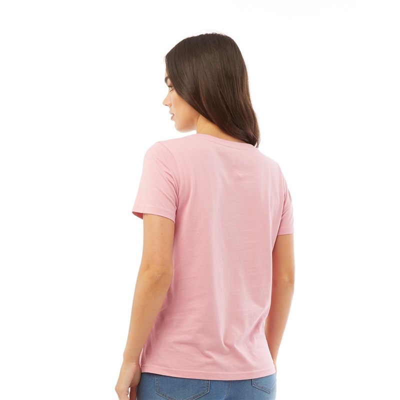 Buy Fluid Womens Basic T-Shirt Dusky Pink