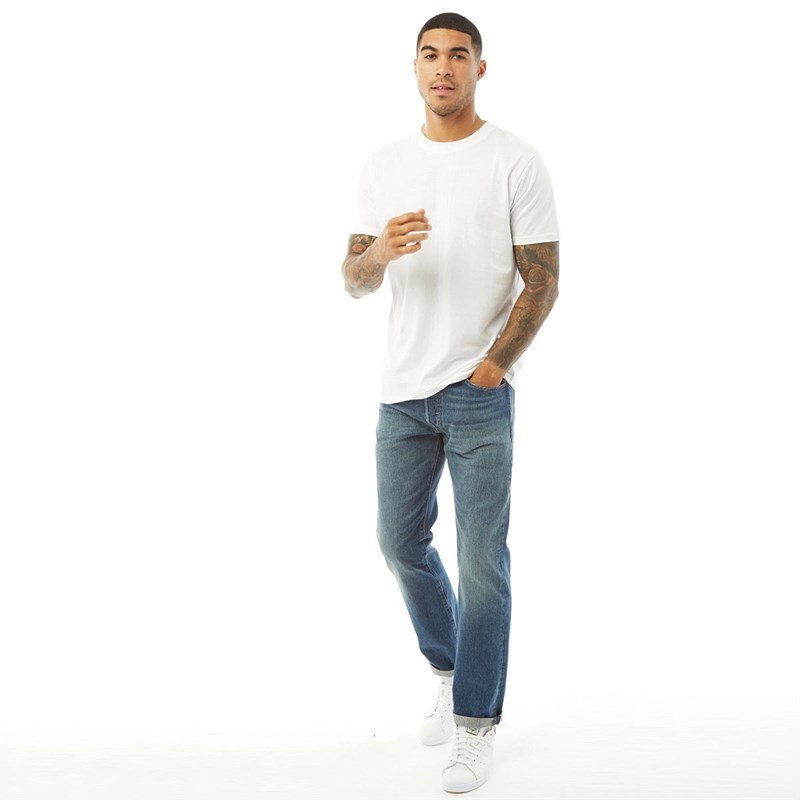 Fluid Mens Organic Cotton T-Shirt White