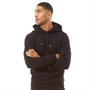Fluid Mens Cotton/Recycled Polyester Fleece Hoodie Black