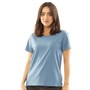 Fluid Womens Organic Cotton T-Shirt Dusky Blue