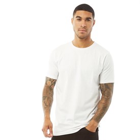 Buy Fluid Mens Longline T-Shirt White