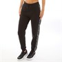 Fluid Womens Joggers With Zebra Side Stripe Black