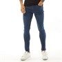 Fluid Herrer Skinny Fit Denim Skinny Jeans Mellemblå