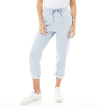 Fluid Dame Afslappet pasform Jeans Lys Bleget Blå