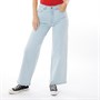 Fluid Womens Flare Jeans Light Wash