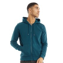 Fluid Mens Zip Through Fleece Hoodie Blue