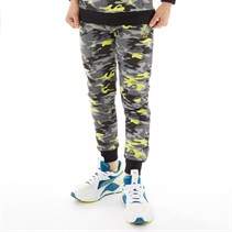 Fluid Jungen Camo Print Jog Jogginghosen Grau