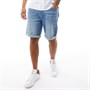 Fluid Herre Denim Short Denimshorts Blå