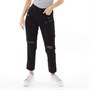 Fluid Jean Boyfriend Mom Femme Noir