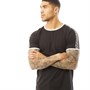 Fluid Mens Ringer T-Shirt Black