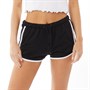 Fluid Womens Runner Shorts Black/White