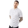 Fluid Mens Printed Short Sleeve Shirt White