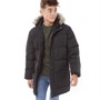 Fluid Vestes Puffa Faux Fur Trim Garçon Noir