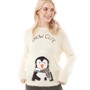 Fluid Womens Snowcute Eyelash Sweater Winter White
