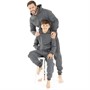 Fluid Onesies Homme Gris Foncé Chiné