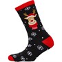 Fluid Junior Novelty Reindeer Socks Black/Red