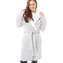 Fluid Damer Frosted Wellsoft Robe Badekåber Grå