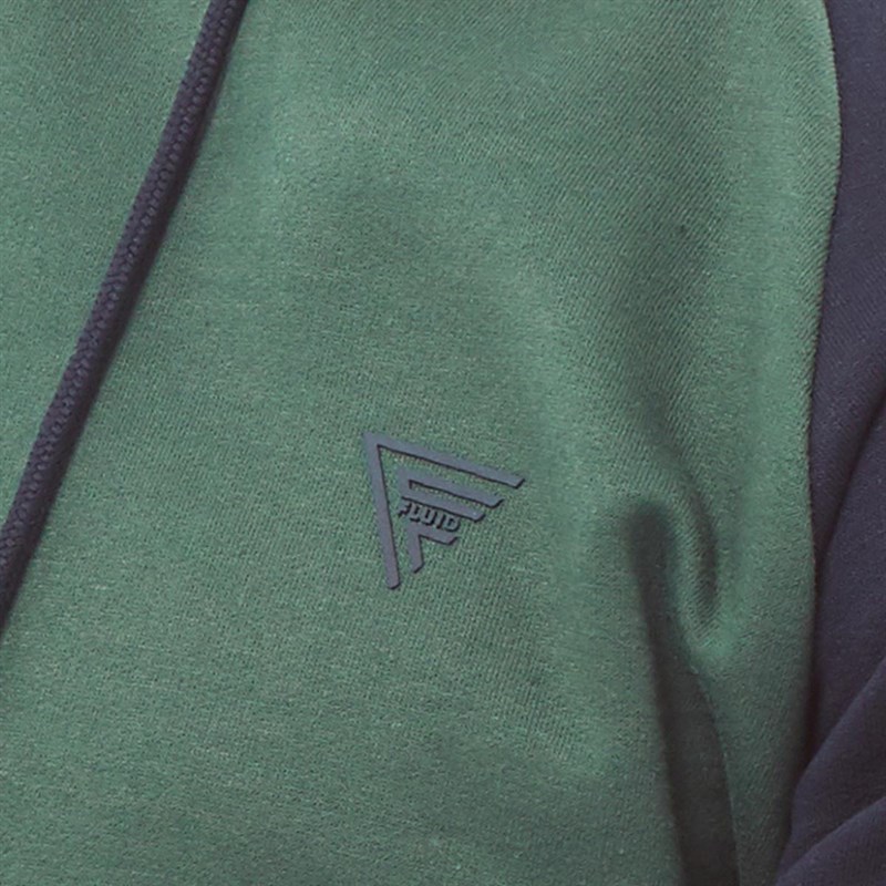 Fluid Sweats à Capuche Homme Vert