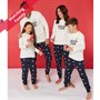 Fluid Womens Family Pyjama Set White/Navy