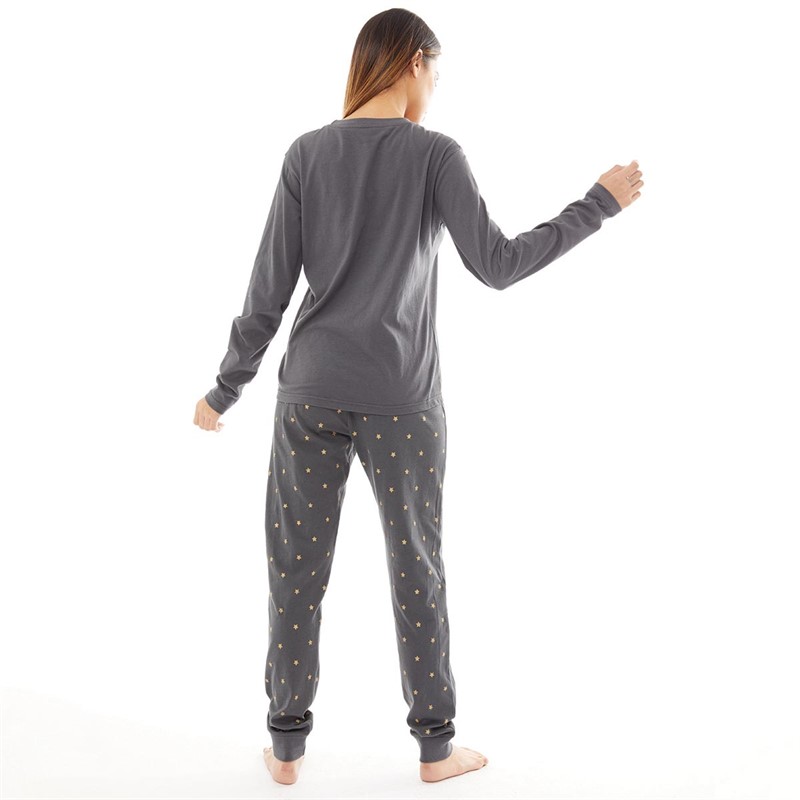 Fluid Womens Fluid Queen Pyjamas Charcoal