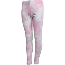 Fluid Junior Girls Tie Dye Leggings Pink