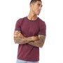 Fluid T-Shirts Ringer Homme Bordeaux