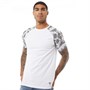 Fluid T-Shirts Dye Raglan Homme Blanc