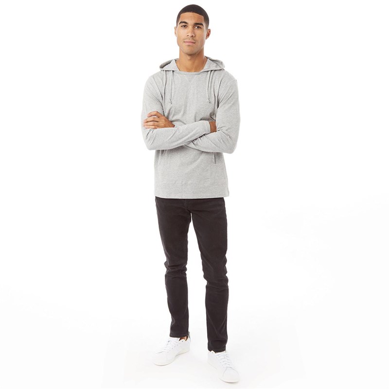 Fluid Heren Tops met lange mouwen Gemeleerd Grijs