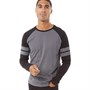 Fluid Hauts à Manches Longues Raglan Homme Gris