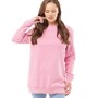 Fluid Sweatshirts Line Femme Rose