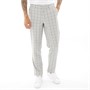 Fluid Mens Checked Trousers Grey