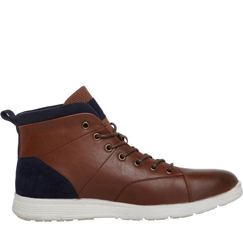 Fluid Mens Boots Tan