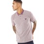 Fluid Heren Polo’s met korte mouwen Gemeleerd Bordeauxrood