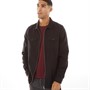 Fluid Chemises à Manches Longues Zip Flannel Shacket Homme Noir