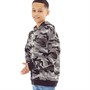 Fluid Sweats à Capuche Camo Print Garçon Gris Camo