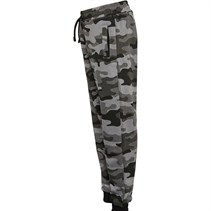 Fluid Drenge Joggingbukser Grå Camouflage