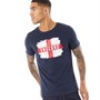 Fluid Mens England Flag T-Shirt Navy