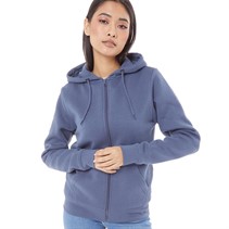 Fluid Womens Zip Through Hoodie Vintage Indigo