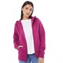 Fluid Womens Zip Through Hoodie Raspberry