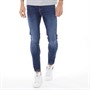 Fluid Mens Skinny Fit Denim Jeans Dark Wash