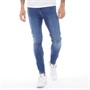 Fluid Mens Skinny Fit Denim Jeans Mid Wash