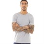 Fluid T-Shirts Homme Gris Chiné