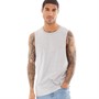 Fluid Heren Singlet Gemeleerd Grijs