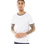 Fluid Mens Ringer T-Shirt White/Navy