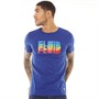 Fluid T-Shirts Homme Bleu