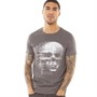 Fluid Herren Skull T-Shirts Grau