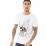 Fluid Mens Skull T-Shirt White