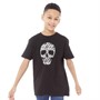 Fluid T-Shirts Graffiti Skull Garçon Noir