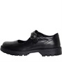 Fluid Junior Girls Leather Cleated Sole School Shoes Black