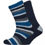Fluid Mens Two Pack Cosy Socks Multi